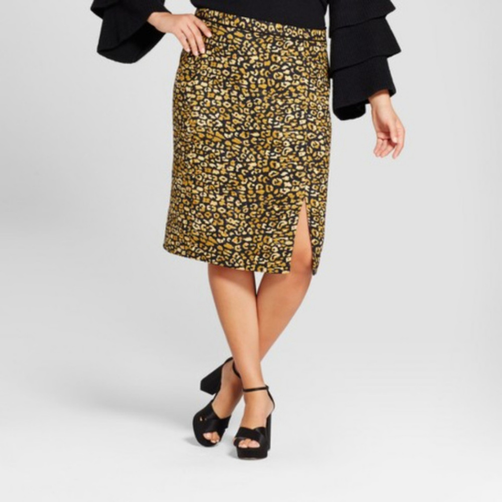 Who What Wear Cheetah Print Pencil Skirt 3X$25